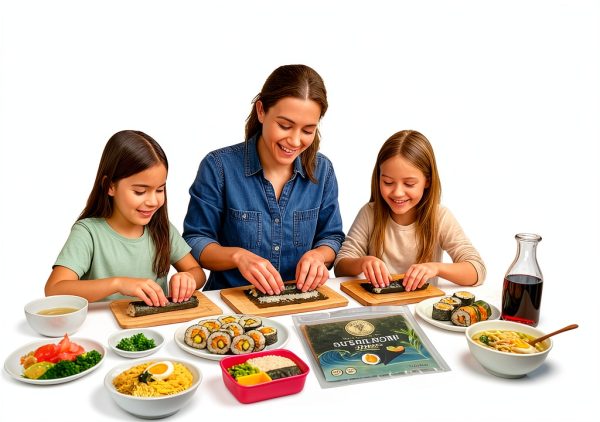 KindHarvest Organics Roasted Seaweed Sheets Sushi Nori-6