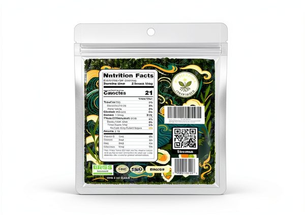 KindHarvest Organics Roasted Seaweed Sheets Sushi Nori-5