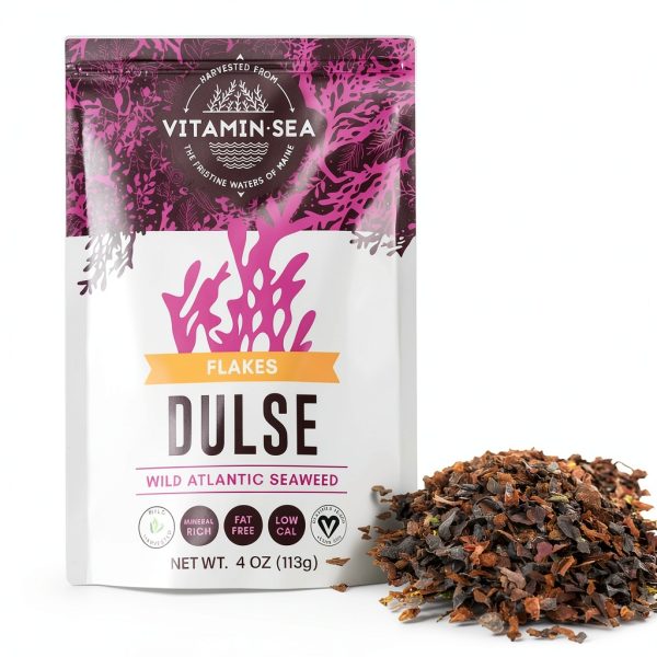 Vitaminsea Dulse Seaweed Flakes Whole Leaf Superfood-0