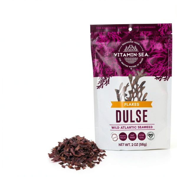 Vitaminsea Dulse Seaweed Flakes Whole Leaf Superfood-1