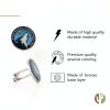 NHL Cufflinks Desert Cactus Metal Design for Men-2