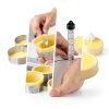 Baking Kit Cooking Gift Set 6 Piece Tart Rings-3