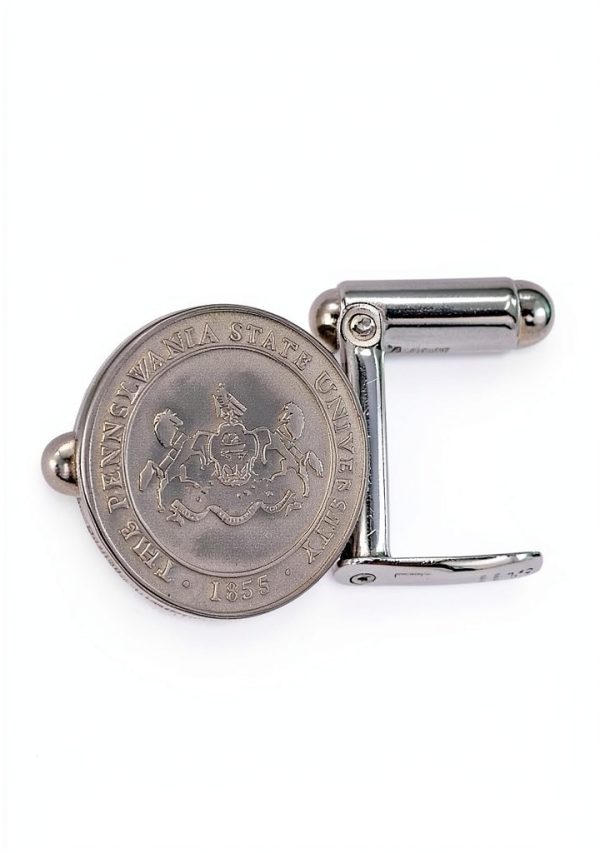 LogoArt Mens Sterling Silver Cuff Link-1