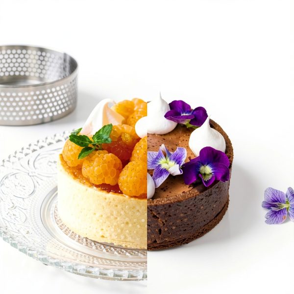Baking Kit Cooking Gift Set 6 Piece Tart Rings-5