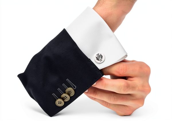 Gunmetal Double Knot Cufflinks Cuff-Daddy Men's-5