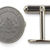 LogoArt Mens Sterling Silver Cuff Link-0