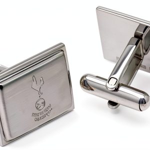 Tottenham Hotspur Steel Cufflinks for Men-0
