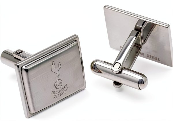 Tottenham Hotspur Steel Cufflinks for Men-0