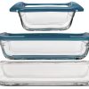 Glass Baking Dish Set Libbey 5 Piece Premium-0