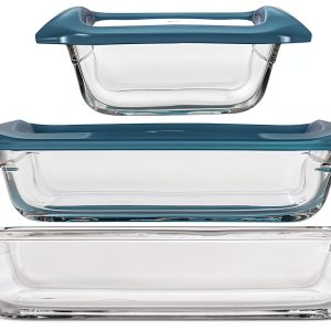 Glass Baking Dish Set Libbey 5 Piece Premium-0