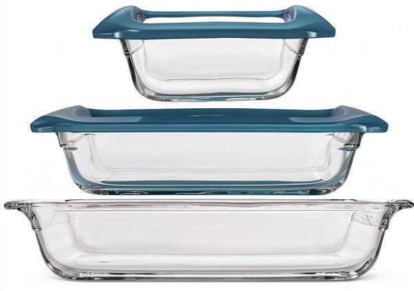 Glass Baking Dish Set Libbey 5 Piece Premium-0