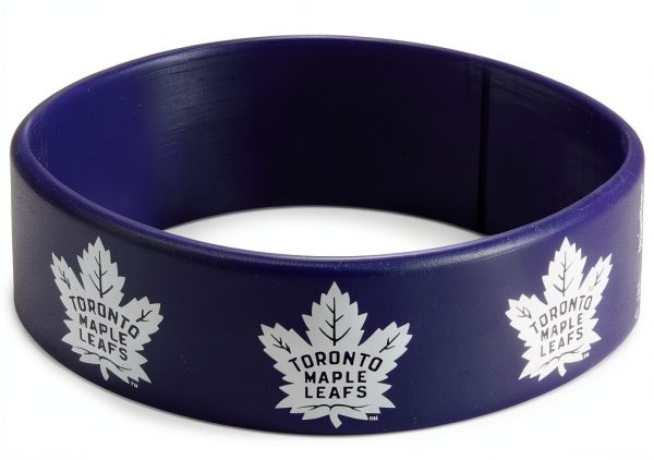 Toronto Maple Leafs Logo Cuff Links Pack of 6 Heavy Duty Rubber Bands-0