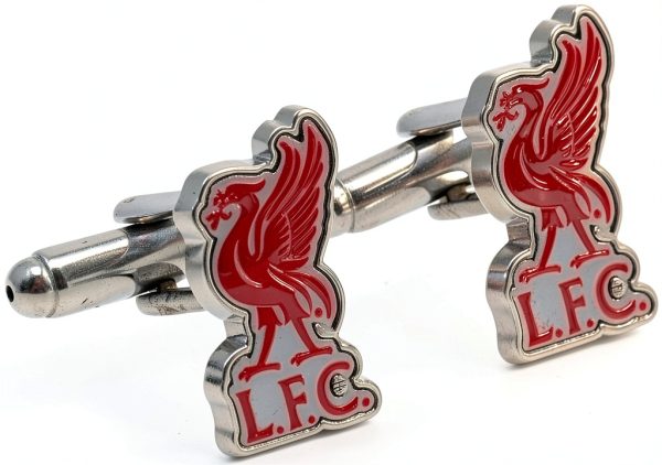 Liverpool FC Cufflinks SEI Full Color Liverbird Design Imported UK-0
