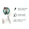 Official Licensed NHL Team Cufflinks by Desert Cactus Premium Silver-2