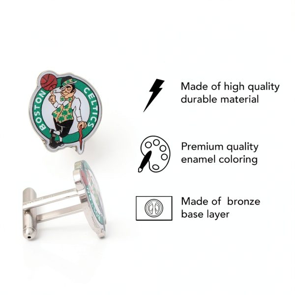 Official Licensed NHL Team Cufflinks by Desert Cactus Premium Silver-2