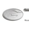 LogoArt 925 Sterling Silver Men's Cuff Links SS012UGA Rhodium Plated-1