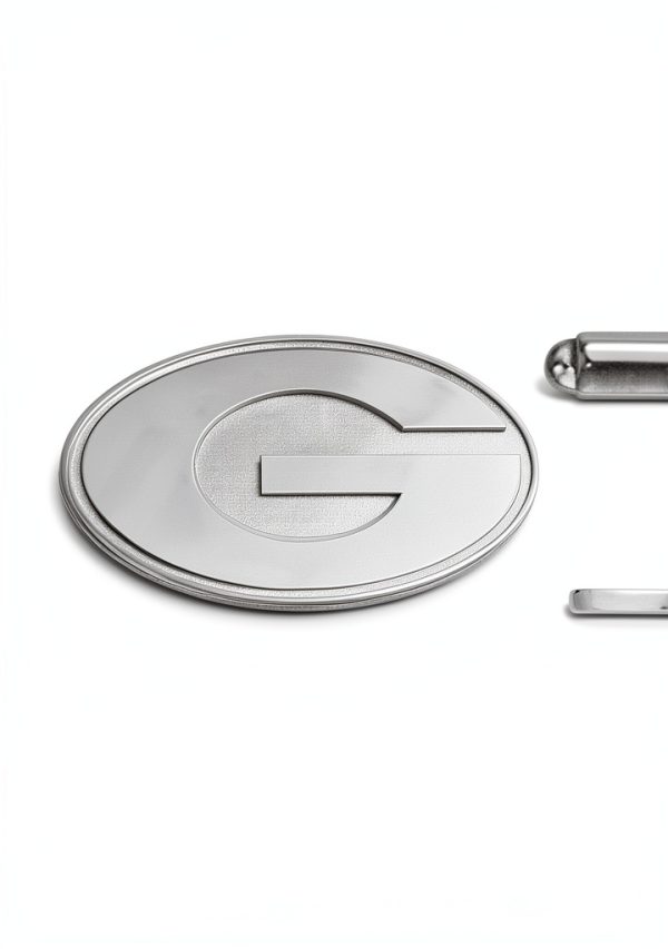LogoArt 925 Sterling Silver Men's Cuff Links SS012UGA Rhodium Plated-1