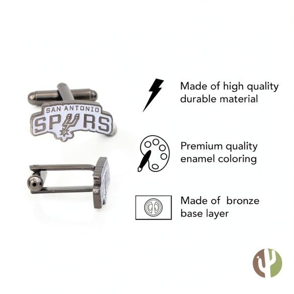 NHL cufflinks by Desert Cactus Premium Unisex Sports Fan Cuff Links-2