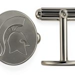 LogoArt Sterling Silver Cuff Link SS053MIS Men's Jewelry 15mm Square-0