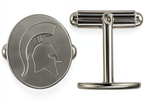 LogoArt Sterling Silver Cuff Link SS053MIS Men's Jewelry 15mm Square-0