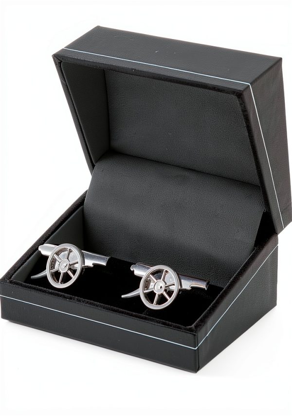 Arsenal Cuff Links Model m16csiargn Stainless Steel Sports Fan-1