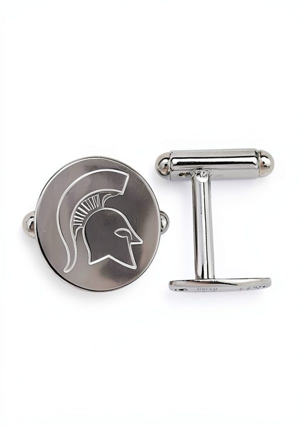 LogoArt Sterling Silver Cuff Link SS053MIS Men's Jewelry 15mm Square-1
