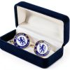 Chelsea Men's Sports Cufflinks UTSG1641_1 Classic Crest Design-1