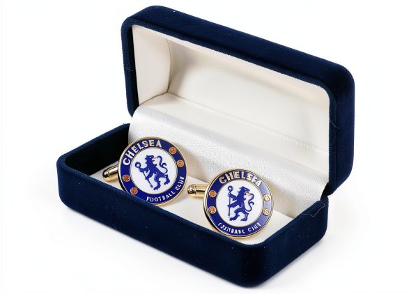Chelsea Men's Sports Cufflinks UTSG1641_1 Classic Crest Design-1