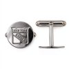 SS010RNG Sports Fan Cuff Links - Stainless Steel Ring Compact Design-1