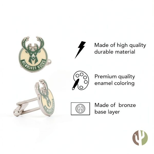 NHL Cufflinks by Desert Cactus Premium Vibrant Official Licensed-2