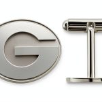 LogoArt 925 Sterling Silver Men's Cuff Links SS012UGA Rhodium Plated-0