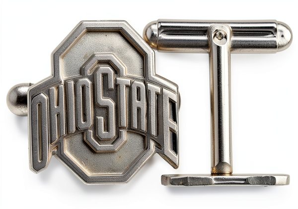 Cuff Links LogoArt Sterling Silver Sports Fan Cuff SS012OSU 15mm-0
