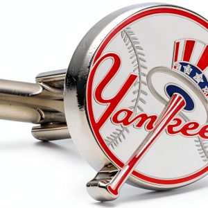 Sports Fan Cuff Links PD NY2-SL Women's Silver Cuff Links-0