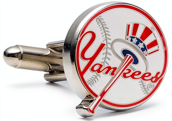Sports Fan Cuff Links PD NY2-SL Women's Silver Cuff Links-0