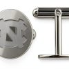 LogoArt Men's Cuff Links SS011UNC 925 Sterling Silver Rhodium Plated-0