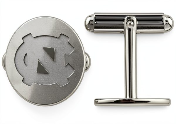 LogoArt Men's Cuff Links SS011UNC 925 Sterling Silver Rhodium Plated-0