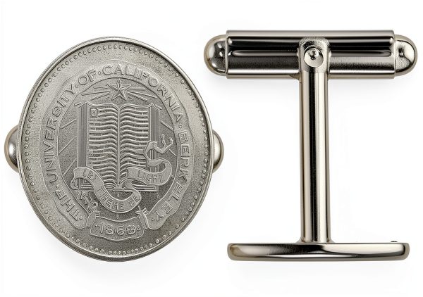 Jay Seiler Women's Sports Fan Cuff Links SS041UCB Silver Finish-0
