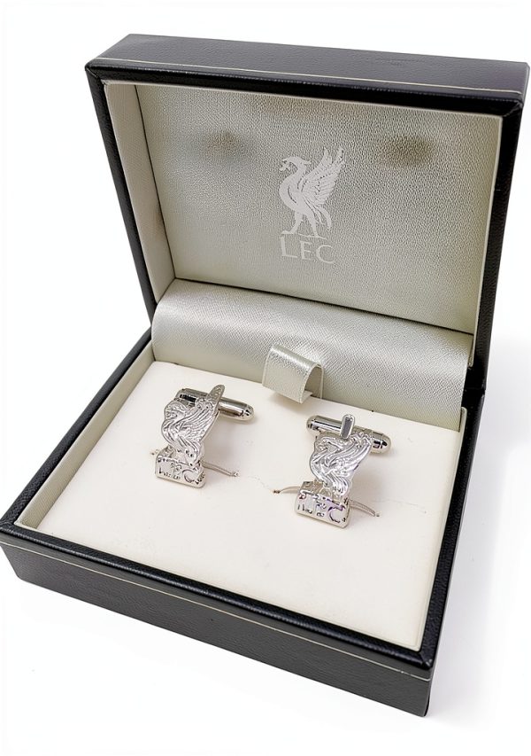 Liverpool FC Cuff Links Club Crest Design Official Licensed Gift Box-1