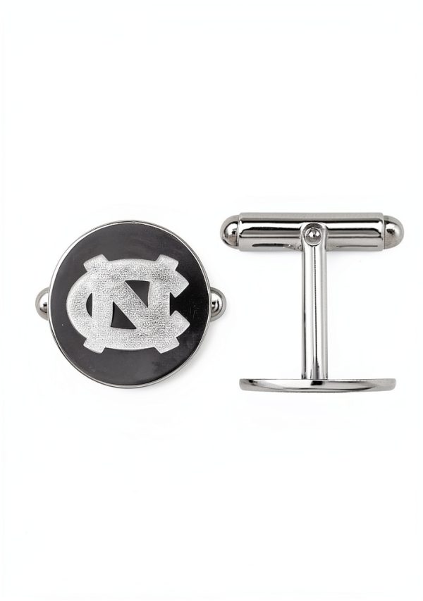 LogoArt Men's Cuff Links SS011UNC 925 Sterling Silver Rhodium Plated-1