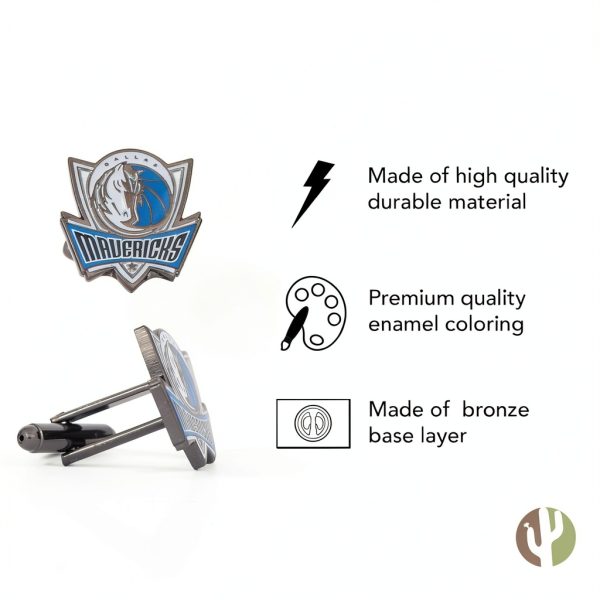 NHL Cufflinks by Desert Cactus Premium Metal French Cuff Accessory-2