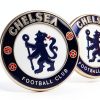 Chelsea Men's Sports Cufflinks UTSG1641_1 Classic Crest Design-0