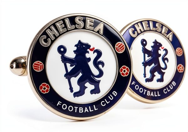 Chelsea Men's Sports Cufflinks UTSG1641_1 Classic Crest Design-0