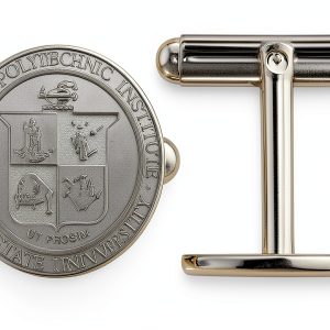 Virginia Tech Crest Cufflinks (Sterling Silver)-0