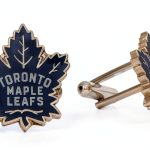 Toronto Maple Leafs Cufflinks by Desert Cactus – Premium Licensed NHL-0
