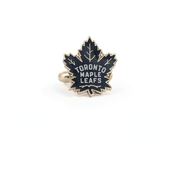 Toronto Maple Leafs Cufflinks by Desert Cactus – Premium Licensed NHL-1