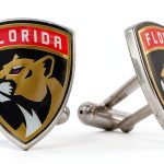 Desert Cactus Florida Panthers Cufflinks NHL Team Logo National Hockey League Formal Wear (Cufflinks)-0