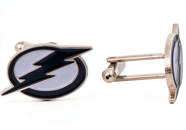 Desert Cactus Tampa Bay Lightning Cufflinks - Official NHL Men's Wear-0
