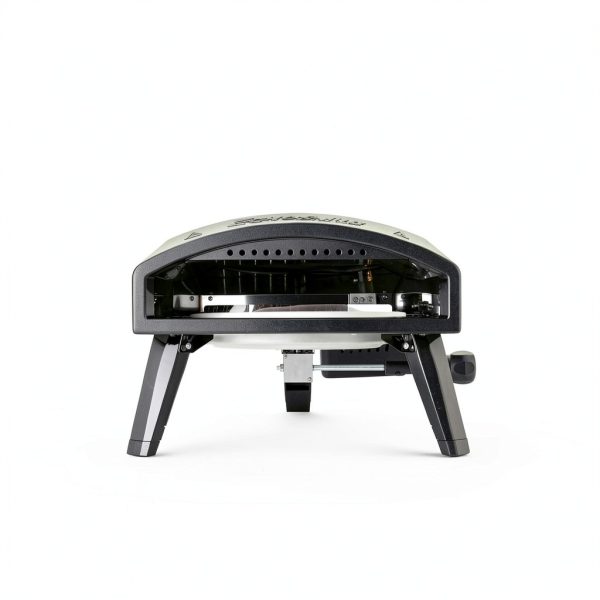 EchoSmile 12 inch Gas Outdoor Pizza Oven Black Propane 950F Fast Cook-2
