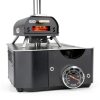 SizzleDelite 12" Wood Pellet Pizza Oven, Portable Stainless Steel-4