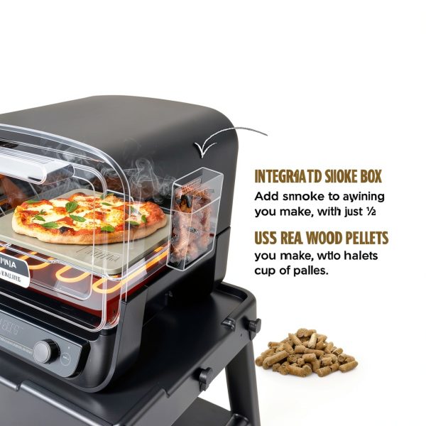 Ninja Woodfire Outdoor Pizza Oven 5-in-1 Electric 700°F Terracotta-7